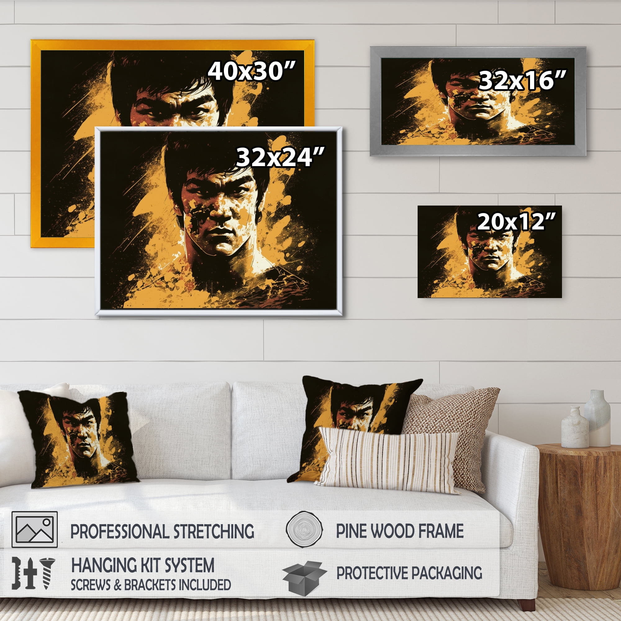 Designart Stunt Man II Canvas Wall Art