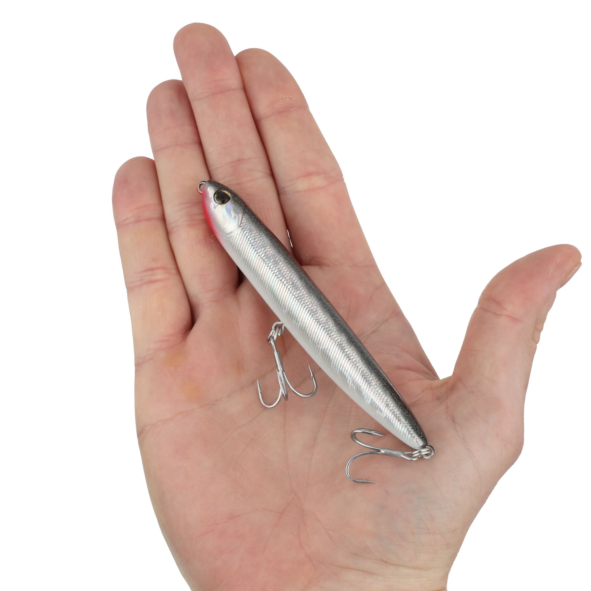 Berkley Drift Walker Saltwater, 4.3 in, Topwater Baits, Black Silver (1 Count)