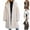 Beige, variant on Lovzfmll Winter Coats for Women, Solid Color Stand Collar Coat, Faux Fur Plush Trench Jacket, Winter Clothing