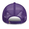 thumbnail image 4 of Men's New Era White/Purple Minnesota Vikings Stacked A-Frame Trucker 9FORTY Adjustable Hat, 4 of 6