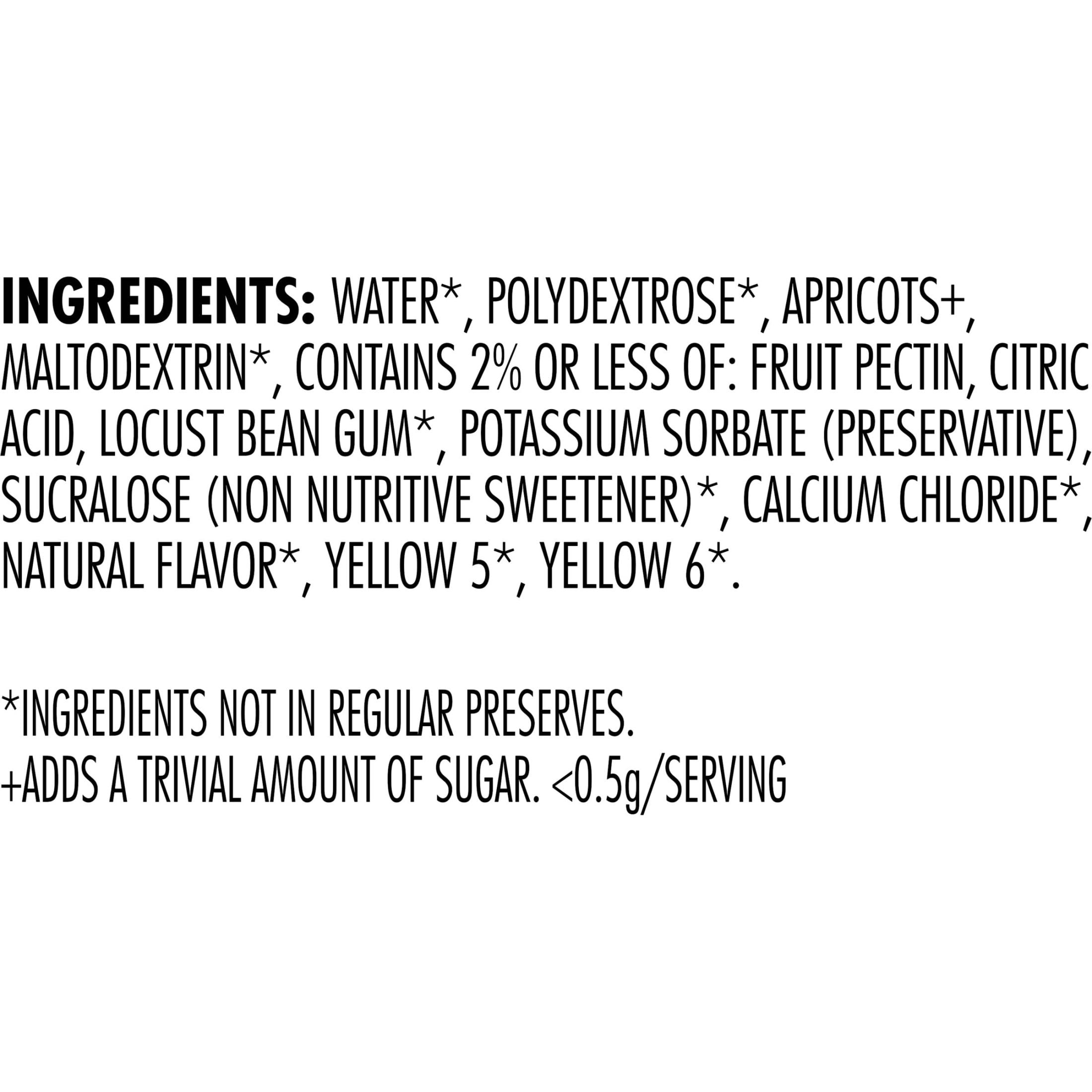 (4 pack) Smucker's Sugar Free Apricot Preserves, 12.75 oz