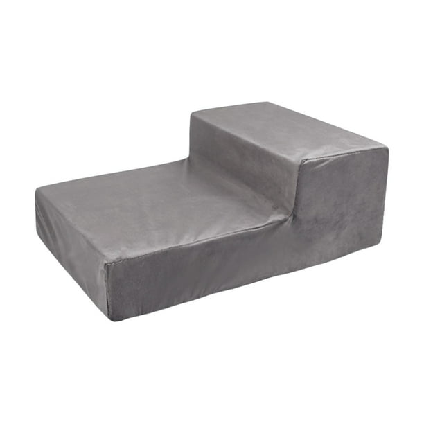 Escaleras para perros, escaleras para mascotas, rampa antideslizante para mascotas, alta densidad, 2 Gris