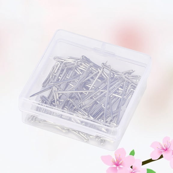 ROSENICE 100Pcs T Pins For Wigs Knitting Blocker Pin Combs Set Adults