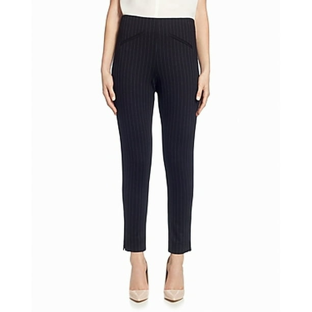 pinstripe ankle pants