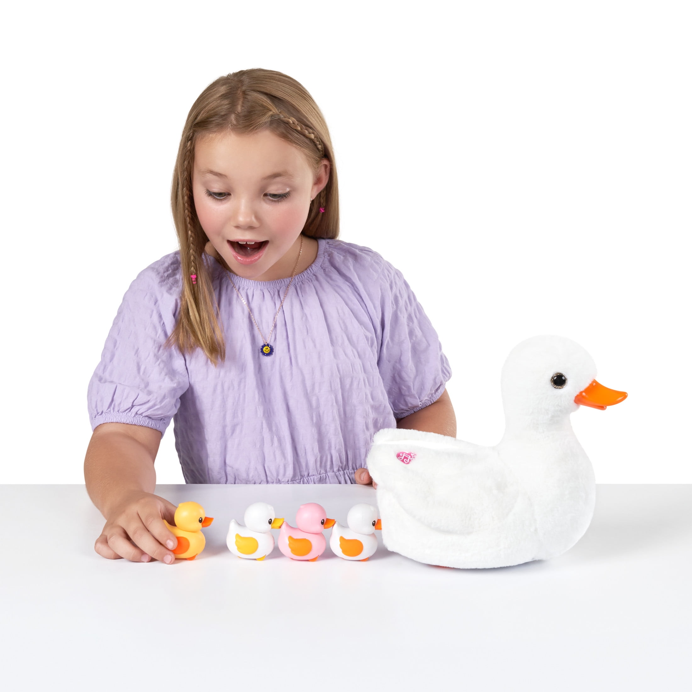 Pets Alive Mommy Duck & Baby Surprise, Nurturing Play Surprise Hatching Interactive Girls Toy by ZURU for Kids Ages 3+