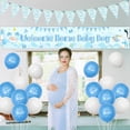 thumbnail image 4 of Decoration for Newborn Boys "Welcome Home" - Blue Banner "This is a Boy" - Banner "It's a Boy" - Welcome Party Balloon - Prenatal Party Decoration, 4 of 6