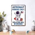 thumbnail image 3 of Kids Space Gifts Astronaut Decor Outer Space Decor For Boy's Room, Bedroom, Nursery, Bathroom Metal Tin Sign 8x12 Inch, 3 of 7