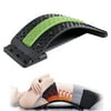 Back Stretcher Multi-Stage Lumbar Support Spine Plate Back Clip with Magnetic Shiatsu Points 4 Adjustments for Bed, Chair and Car