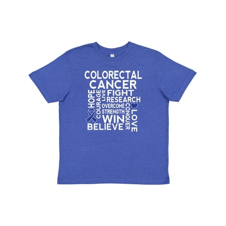 Inktastic Colorectal Cancer Awareness Products Youth T-Shirt