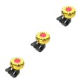 thumbnail image 1 of Yuarrent Campana pequeña de bicicleta, campana de flores de plástico de hierro, accesorios de ciclismo decorativos inteligentes para bicicleta Type4 NO4, 1 of 6