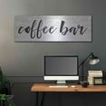 thumbnail image 5 of Luxe Metal Art 'Coffee Bar on White' by lettered & lined, Metal Wall Art, 48"x16", 5 of 9