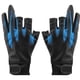 thumbnail image 2 of Guantes antideslizantes, 1 par de guantes de pesca, guantes de pesca, suministros de pesca con dedos, uso conveniente, 2 of 8