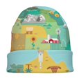 thumbnail image 7 of Naloa USA Tourist Map Soft Beanie Hat, Knit Beanie Daily Beanie in Fine Knit for Women Men Winter Travel, Outdoor, 7 of 7