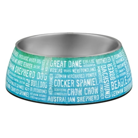 Loving Pets Milano Breeds Of The World Bowl Large, 1.0 CT