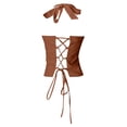 thumbnail image 5 of Ladies' Sexy Backless Navel Lace-Up Solid Color Top - Polyester Material - S-L Sizes, 5 of 5