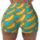 thumbnail image 2 of Fotbe Hot Dogs 8 Shorts Sin Costuras – Shorts Deportivos de Cintura Alta para Mujer, Elásticos para Gimnasio, Yoga, Running o Ciclismo-Large, 2 of 8