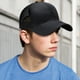 thumbnail image 2 of Gorra de béisbol Qarigey de talla grande para hombre ajustable transpirable estilo deportivo malla Azul marino, 2 of 6
