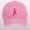 Pink, variant on Womens Pink Ribbon Embroidered Baseball Caps Breast Cancer Awareness Hats Trucker Cap Pink