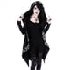 thumbnail image 1 of Sudadera con Capucha de Larga y Cremallera para Mujer, Chaqueta Lunar, Sudaderas Largas, Grandes, Ropa Gótica Y2k. Negro XL, 1 of 9