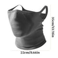 thumbnail image 3 of Wuztai Breathable Windproof Face Mask, Motorcycle Riding Mask with Ear Hanging, Ice Silk Sunscreen Face Cover, 3 of 4