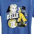 thumbnail image 3 of Disney Princess - Belle Pop  - Women's Short Sleeve Graphic T-Shirt, 3 of 5