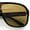 Tortoise - Brown, variant on Mens Large Tempered Glass Lens Racer Plastic Manly Sunglasses Matte Black