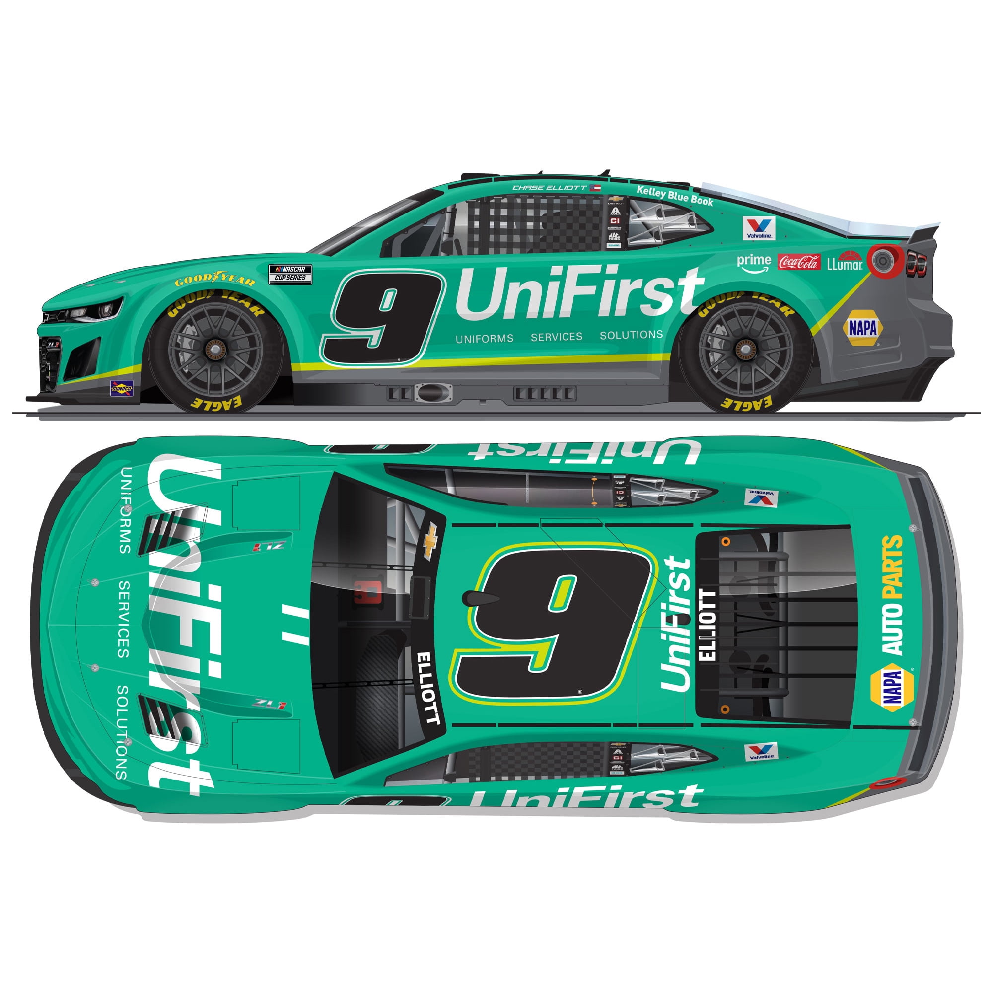 Action Racing Erik Jones 2023 #43 Guns N' Roses 1:64 Regular Paint