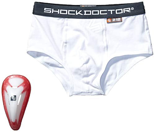Shock Doctor 212 Core Brief With Bioflex Cup Boys XSmall for sale online 