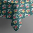 thumbnail image 5 of Pioneer Flower Floral Print Pattern Square Tablecloth, Waterproof Wipeable Spillproof Washable Table Cover for Home Kitchen Party and Daily Decor 52"x52", 5 of 6