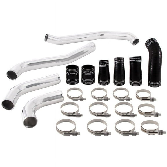 Mishimoto MMICP-F35T-17HP Intercooler Pipe Kit Compatible With Ford F-150 Raptor 2017-2021 Polished