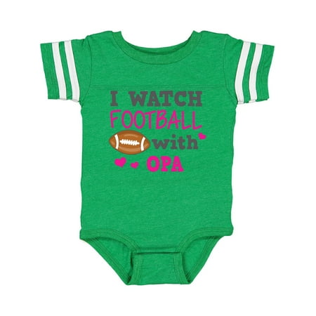 

Inktastic I Watch Football with My Opa Gift Baby Girl Bodysuit