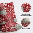 thumbnail image 5 of Red Christmas Pillow Covers 20X20 Inch Set of 2, Dahlia Flower Spring Summer Floral Cream Decorative Throw Pillow Covers Outdoor Modern Farmhouse Cushion Case for Home Couch Sofa Bed Decor, 5 of 5