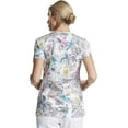 thumbnail image 3 of Dickies EDS Scrubs Top For Women V-Neck DK704, S, Jungle Buddies, 3 of 7