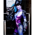 thumbnail image 3 of Disfraz de Halloween de Widowmaker para mujer y niña, traje de superhéroe Zentai, mono para adultos y niños, 3 of 4