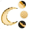 thumbnail image 3 of 1pc Moon Food Sirviendo bandejas Alimentos Sirviendo Placa Fruta Placas de Postre Golden, 3 of 5