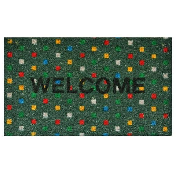 Calloway Mills Polka Dot Welcome Outdoor Doormat