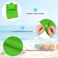 thumbnail image 2 of Uxcell Chaise Longue de Plage en Toile de Remplacement avec Coussin Vert, 2 of 7