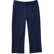 George ME - Women's Cuffed Crop-Length Bird's Eye Trousers
