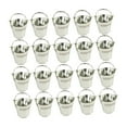 thumbnail image 3 of FVDPWYE 20Pcs Small Candy Buckets Cookie Barrel Party Favors with Handle Fashion Wedding Silvery, 3 of 9