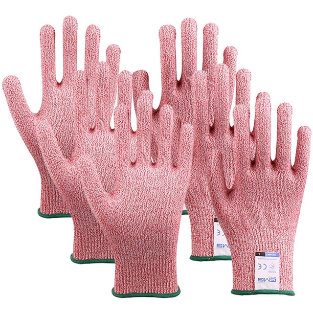 Guantes de protección VentDepot GlovesPink 3 Pares L Rosa 229 a 241mm x 102 a 114mm HPPE Poliuretano CE EN388 Nivel 5 MXGPI-013