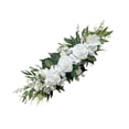 thumbnail image 5 of balikha Artificial Wedding Arch Flower Flower Arrangement,Welcome Sign s Flower Swag Rose Garland for Party Bridal Shower White, 5 of 9