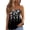 Black, variant on Smocked Tube Top for Women, Strapless Bold Floral Print Camisole - Summer Stretchy Empire Waist Tunic Blouse Black XL