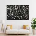 thumbnail image 4 of Pintura abstracta de Jackson Pollock (126) Pintura sobre lienzo Arte de pared Póster Impresión de imagen de desplazamiento Decoración de paredes de sala de estar Pósteres para el hogar 08x12 pulgadas, 4 of 6
