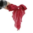 thumbnail image 5 of Unique Bargains 1 Pc Bow Ribbon French Barrette Hair Clips Hairdo Clip Wine Red, 5 of 5