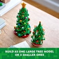 thumbnail image 3 of LEGO Christmas Tree Toy Building Set for Kids, Collectible Holiday Home Decor, Tabletop Christmas Tree Gift, Festive Craft Project for Families to Build Together, 2 Building Options in 1 Set, 40573, 3 of 5