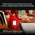 thumbnail image 4 of MEHOOM Pumpkin & Spice Wood Wick Scented Candle, 20oz Large Beeswax & Soy Blend, Clean Burning 100-Hour Candle, Cozy Gift for Home Decor, 4 of 5