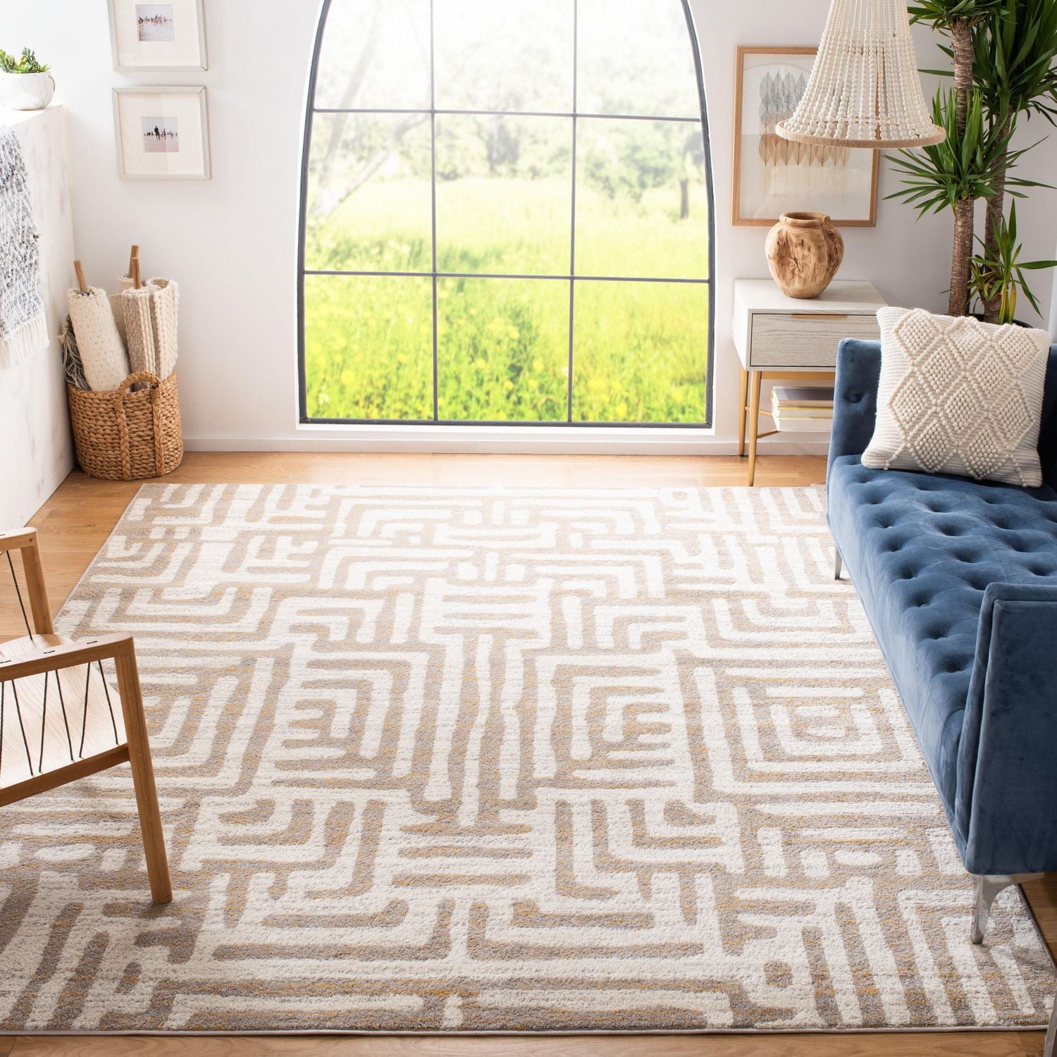 SAFAVIEH Amsterdam Elvan Geometric Area Rug