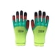thumbnail image 3 of Minnieouse 10x guantes de trabajo verdes para seguridad revestimiento de PU y guante protector de seguridad de Palma engrosado guantes y mitones, 3 of 6