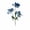 Dark Blue, variant on DefiDgd Light Blue Artificial Iris Flower Branch,Silk Fake Flower Pick,Vase Filler Wedding Bouquet for Home Vase Floral Arrangement Living Room Bedroom Party Decoration(Dark Blue)