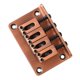 thumbnail image 3 of Puente fijo para guitarra, bajo eléctrico, silla de montar rígida, herramienta de puente de Metal para ukelele de 4 cuerdas GA909, bronce, 3 of 12